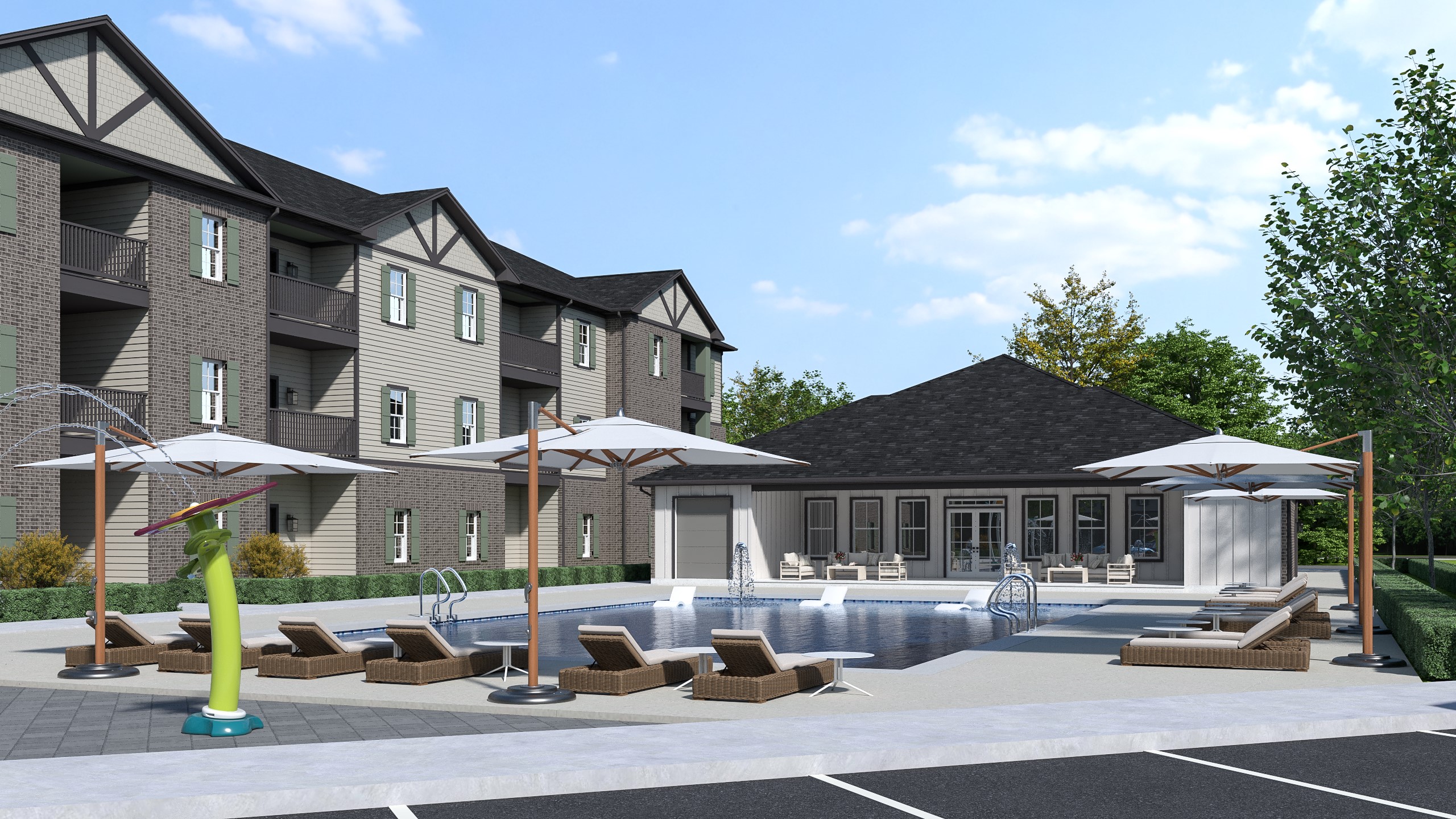 Future Pool Rendering
